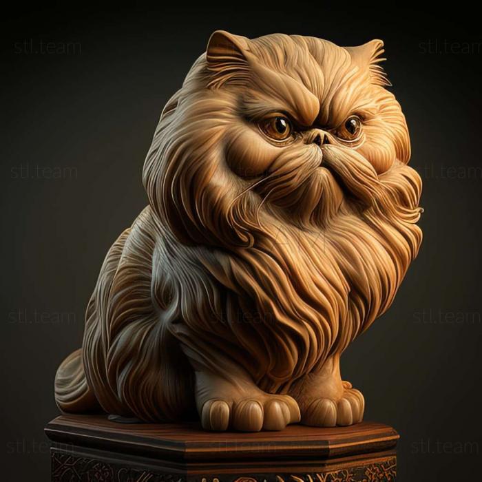 3D model Persian cat (STL)